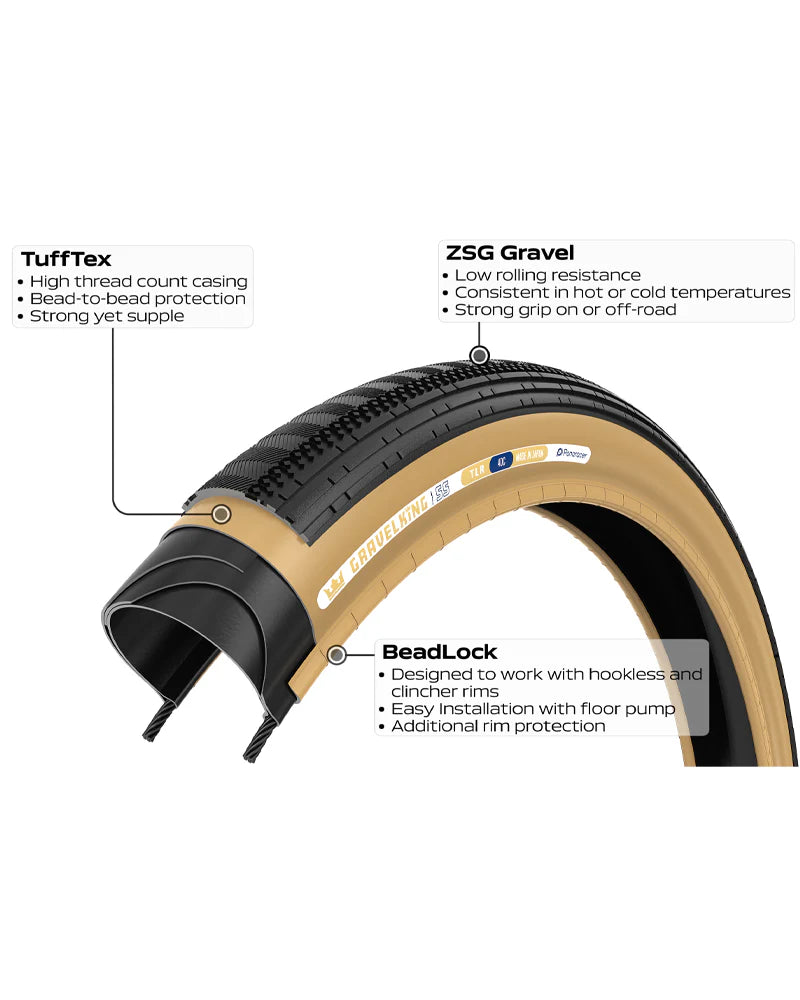 Panaracer GravelKing SS Tubeless Gravel Tyre - 2nd Gen