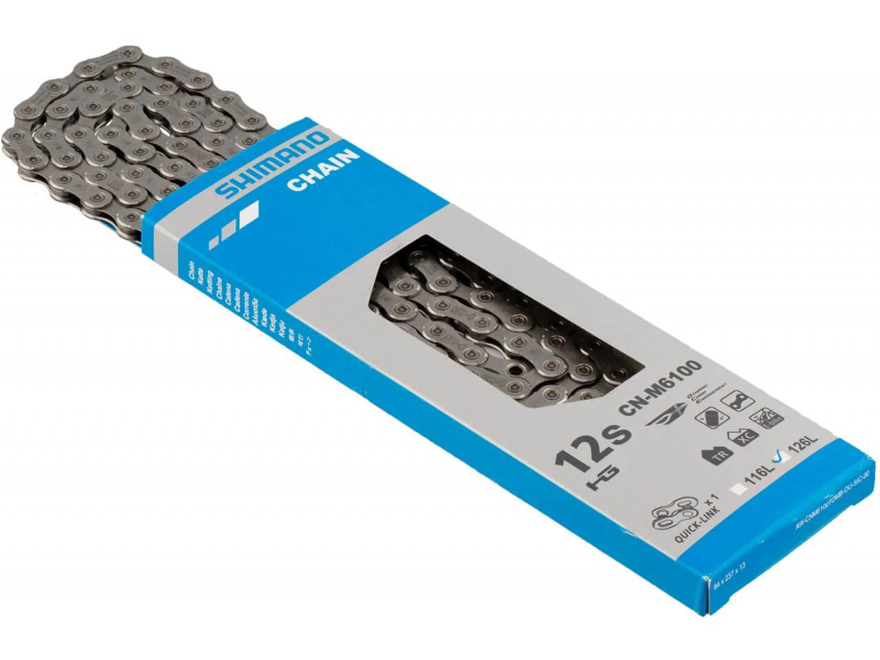 Shimano Deore CN-M6100 Chain - 12 Speed (126L)